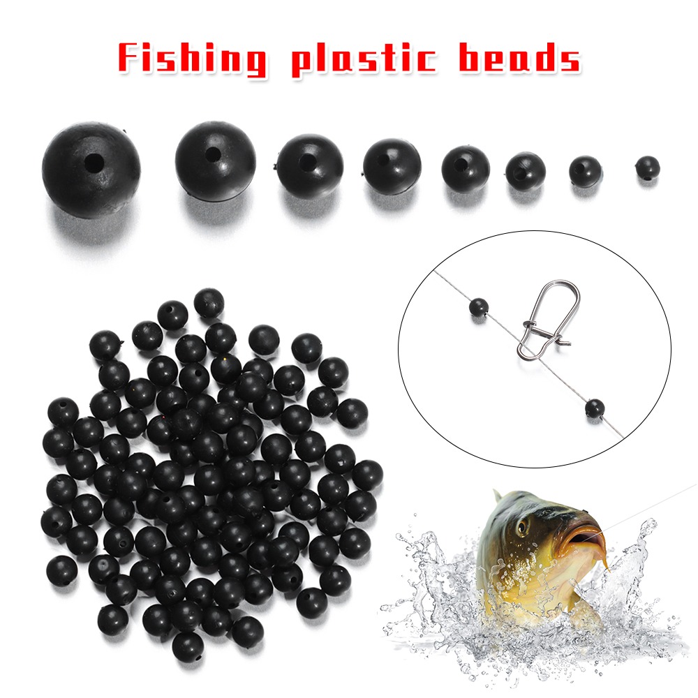 Fishing Lure Soft Plastic - 100 sztuk/partia koraliki wędkarskie przestrzeń korek