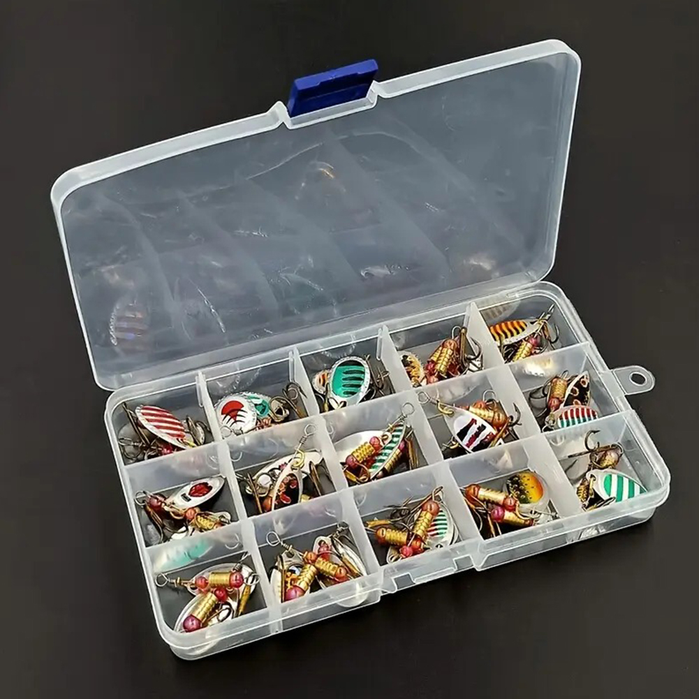 Fishing Lure Spoon - 30 sztuk metalowych przynęt w kształcie