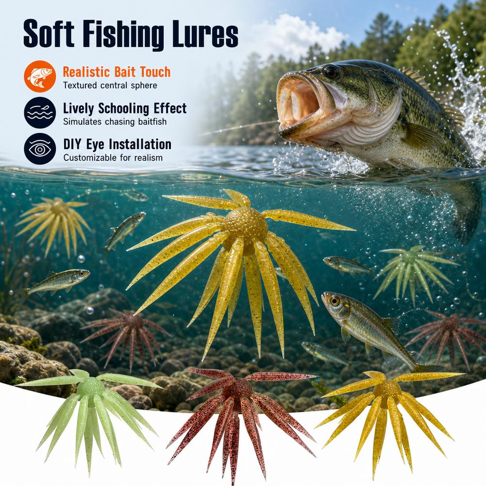 17mm Finesse Bass – miękka prz – Fishing Lure Soft Plastic recenzja i cena