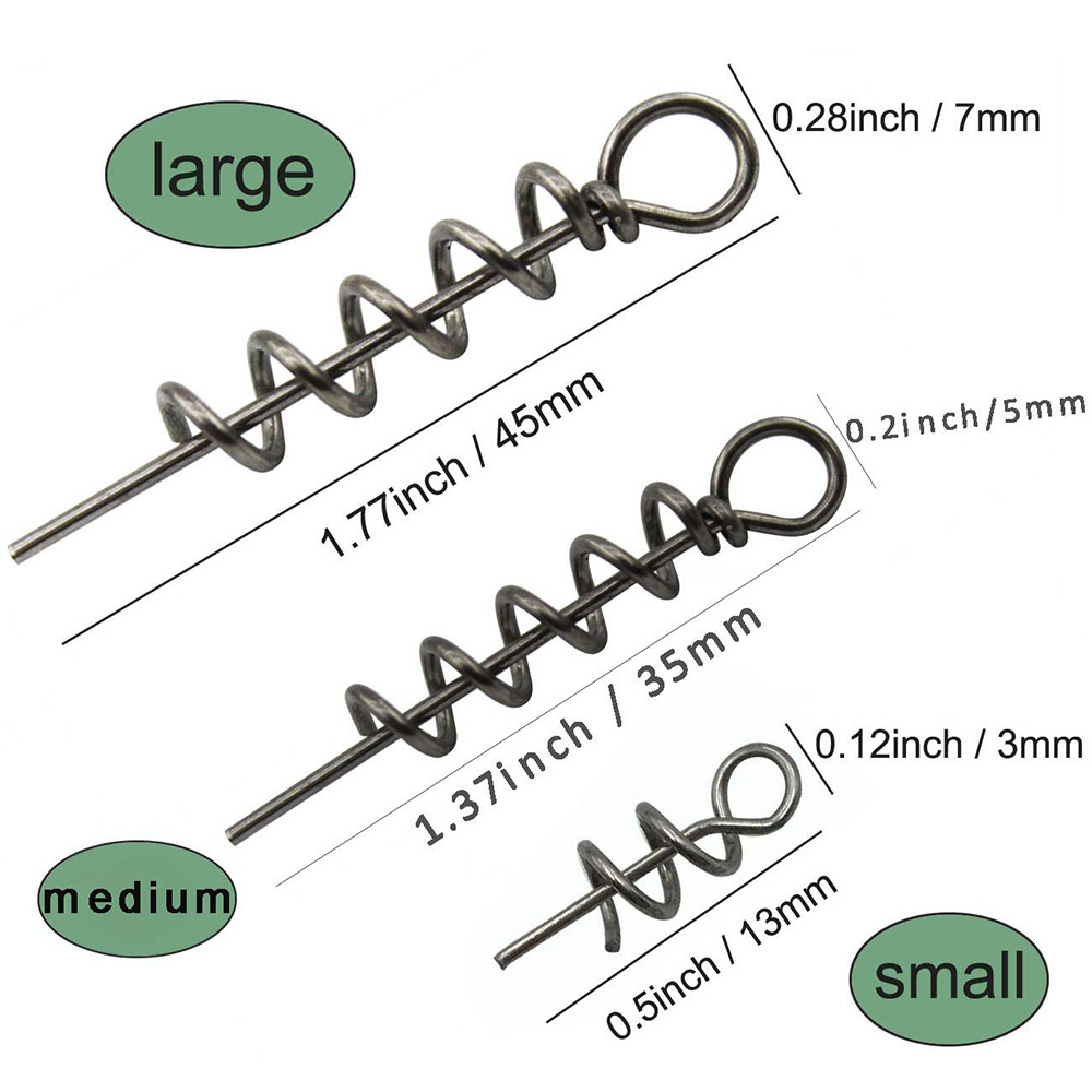 30szt Sprężyna blokująca ze st – Fishing Lure Accessories recenzja i cena