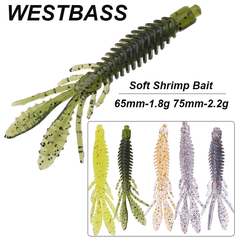 WESTBASS 5 sztuk miękkie przyn – Fishing Lure Soft Plastic recenzja i cena